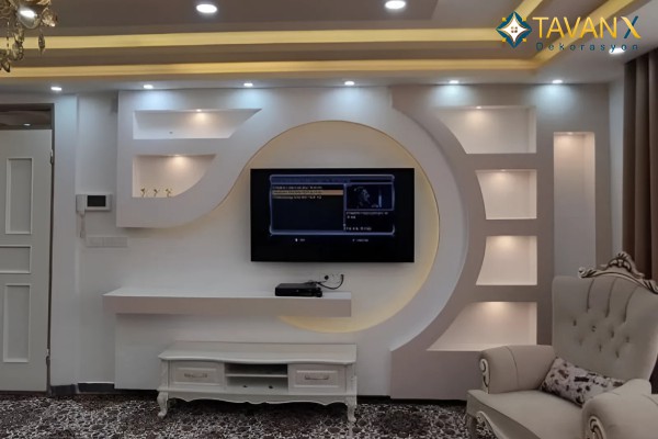 Diyarbakır’da Modern Alçıpan TV Ünitesi Montaj Hizmeti
