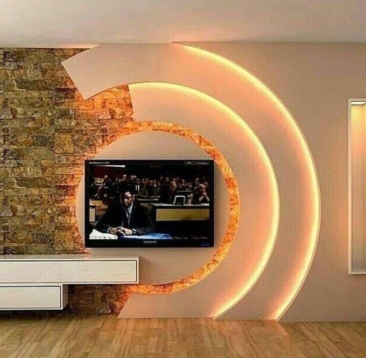 Tv Ünitesi Duvar Dekorasyonları 8