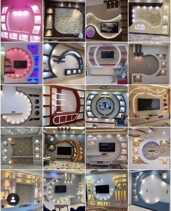 Tv Ünitesi Duvar Dekorasyonları 17